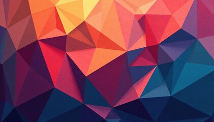 Obraz premium Geometric tessellation, abstract shapes in muted tones , illustration, abstract background, wallpaper design