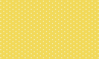 黄色のドットに歪みがあるオレンジ色の水玉模様
