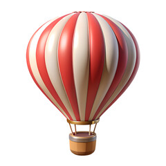 Fototapeta premium Four vibrant green trees against a transparent background