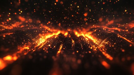 Obraz premium Abstract fiery explosion (3)