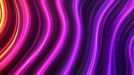 Obraz premium Abstract vibrant wavy lines (12)