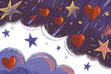 doodle element background motive