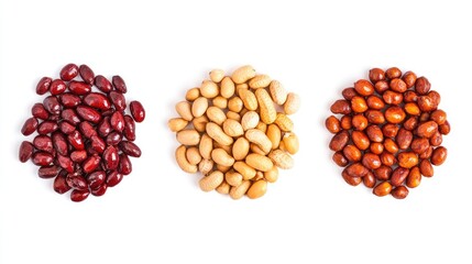 coffee beans isolated on white background