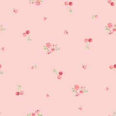 pattern flower pink