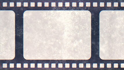 Video animation of a filmstrip - photo filmstrip frame.
