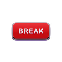 Break Label Red CTA Button