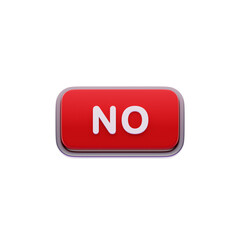NO Label Red CTA Button
