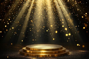 golden christmas background