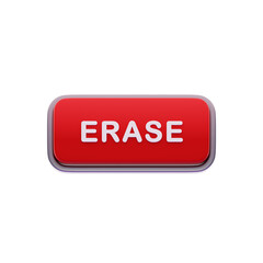 Erase Label Red CTA Button