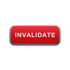 Invalidate Label Red CTA Button