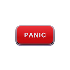 Panic Label Red CTA Button
