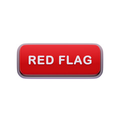 Red Flag Label Red CTA Button
