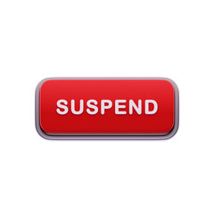 Suspend Label Red CTA Button