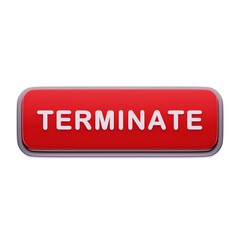 Terminate Label Red CTA Button