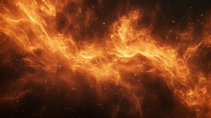 Naklejka premium Abstract fiery nebula (1)