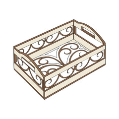 Timber Touch Tray – Rustic Wooden Serving Tray for Home Décor, Kitchen Use & Gift Ideas, wooden serving tray, rustic tray for home, farmhouse wooden tray, timber kitchen tray, breakfast tray wood.