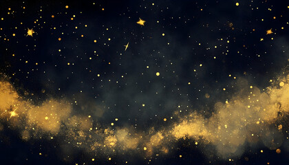 Calming night city lights bokeh background