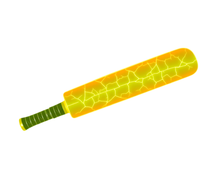 Electric Baton with Glowing Energy Cracks - 3D Cartoon