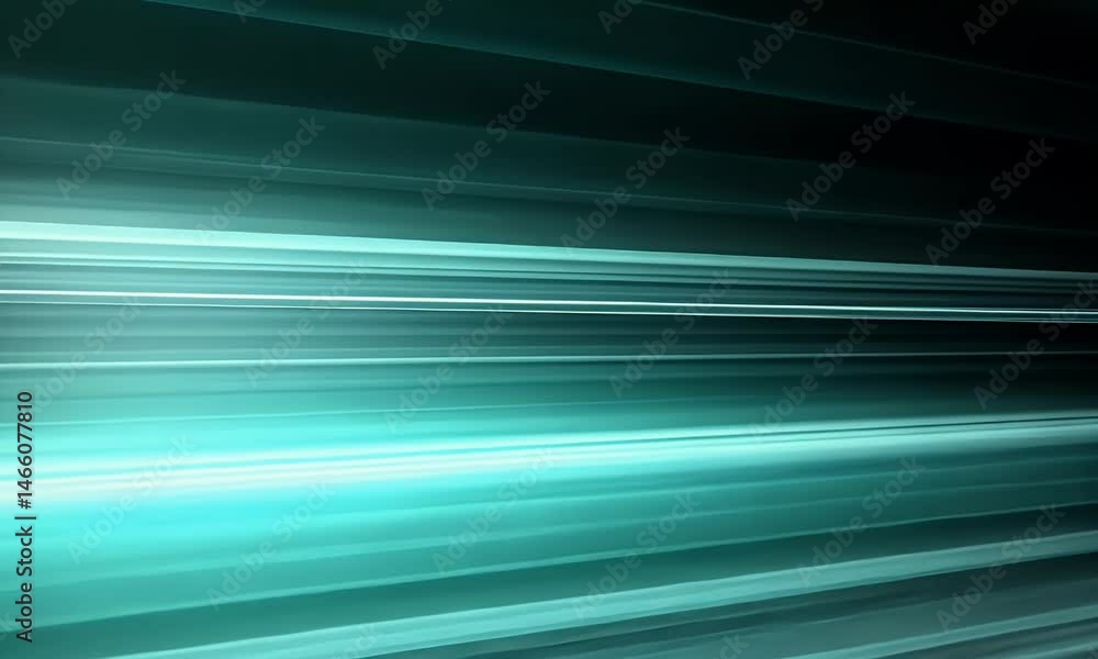 Poster blue and green gradient background with horizontal lines, horizontal stripes. abstract technology ba