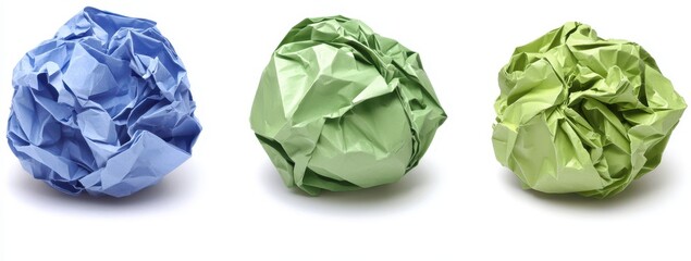 Fototapeta premium Crumpled Paper Balls (2)