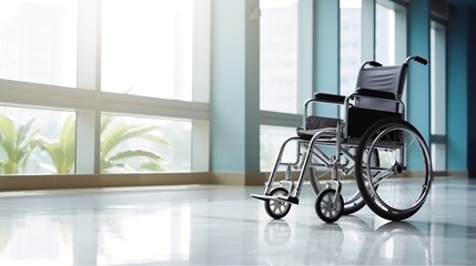 Wheelchair in a Modern Interior