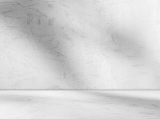 Grey wall shadow background kitchen floor white abstract studio concrete table white texture light...
