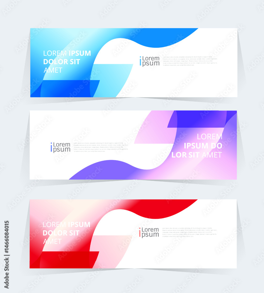 Canvas Prints geometric banner design with vector presentation template.