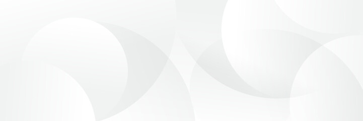 Abstract pattern white geometric banner design background.