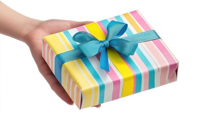 gift box in hand