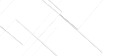 Abstract white background design with layers of textured white transparent material in triangle and squares shapes. White color technology concept geometric line vector white light grey background.	
