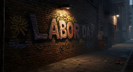 Labor Day Graffiti: Urban Celebration