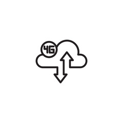 A cloud icon containing 