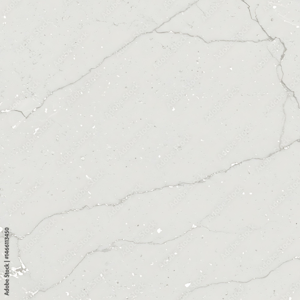 Poster light gray surface with subtle marble patterns and cracks.