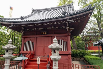 Shrine at Senso-ji temple, Tokyo, Japan