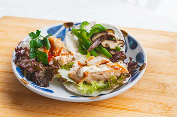 餃子の皮で簡単カナッペ