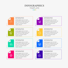 8 section infographic diagram