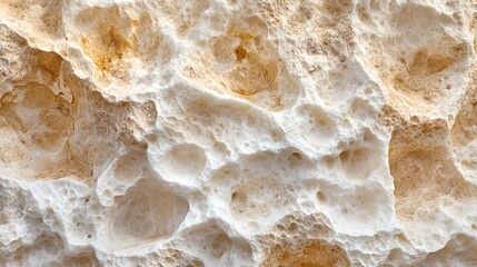 Obraz premium Textured Stone Surface Shows White And Beige Tones