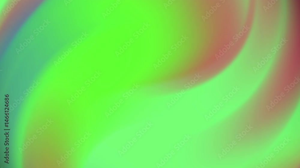 Poster Abstract Green and Red Gradient Swirl Background Animation Loop