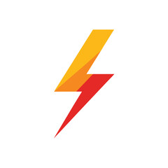 Electric Bolt Lightning Energy Icon Logo