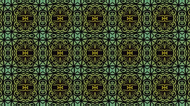 floral abstract pattern background animation