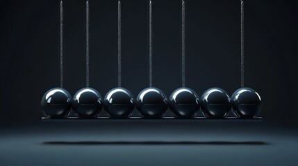 A perfect Newtonian balance of spheres