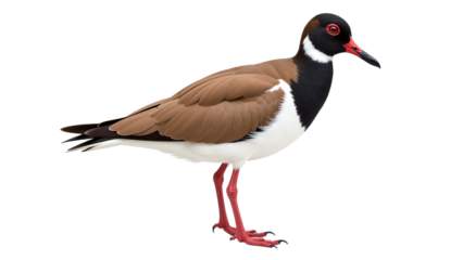 Detailed Lapwing Clipart, isolated on a white background.