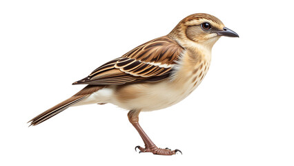 Detailed Lark Clipart, isolated on a white background.