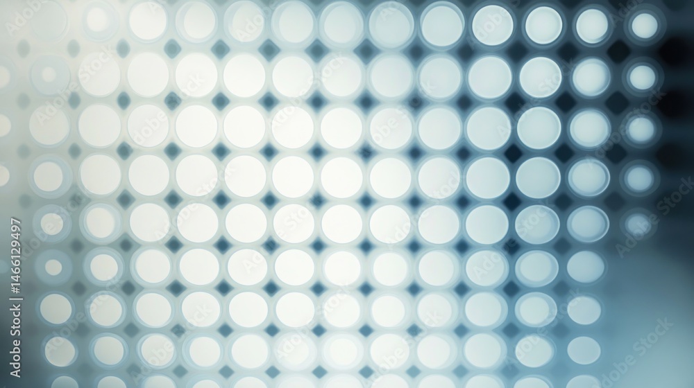 Aufkleber Abstract blurred circles pattern