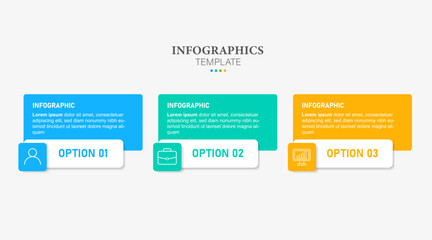 Presentation business infographic template vector.