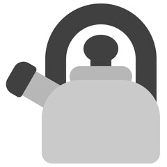 vector illustration of a teapot