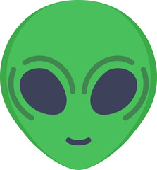 Alien Flat Icon