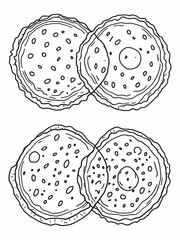 dose ball line art minimal style design.eps