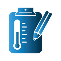 Thermometer icon design template