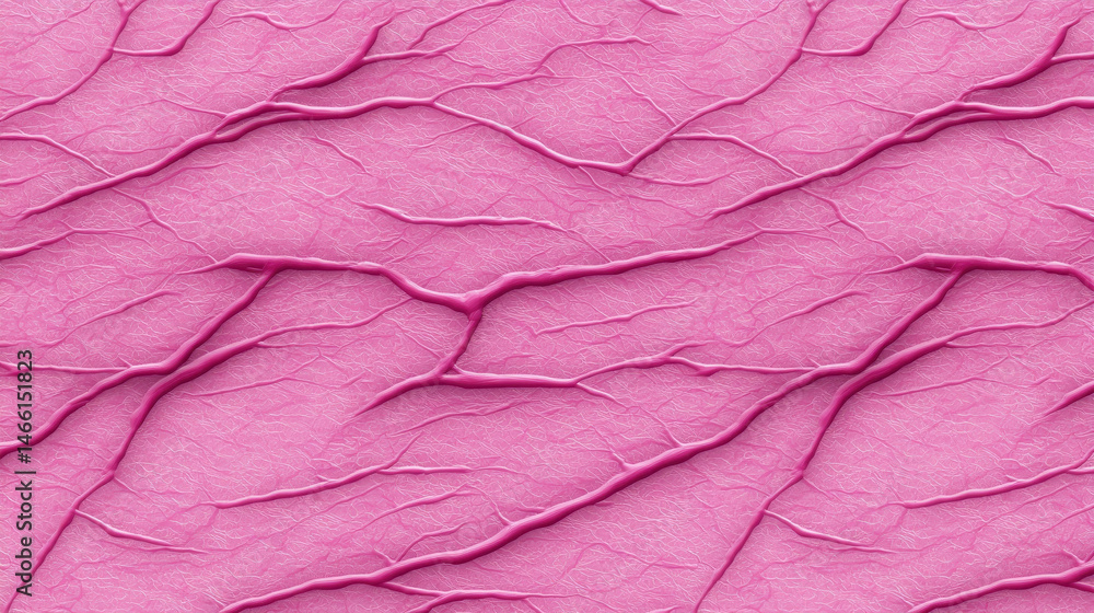 Aufkleber close-up view of soft pink textured surface with intricate lines and patterns